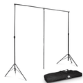 6 x 3m Starcloth or Drape Stand in Black and Bag Set