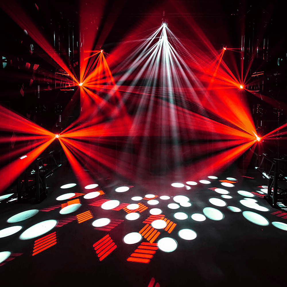 Eliminator Vortex Multi Beam Barrel Mirror Lighting Effect