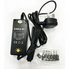 5-15v Switchable 3000mA Inline 36W Power Supply UK Plug