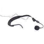 Black Neckband Cardioid Condenser Microphone for Wireless Systems