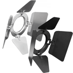Black Silver PAR 16 Lantern Barn Doors