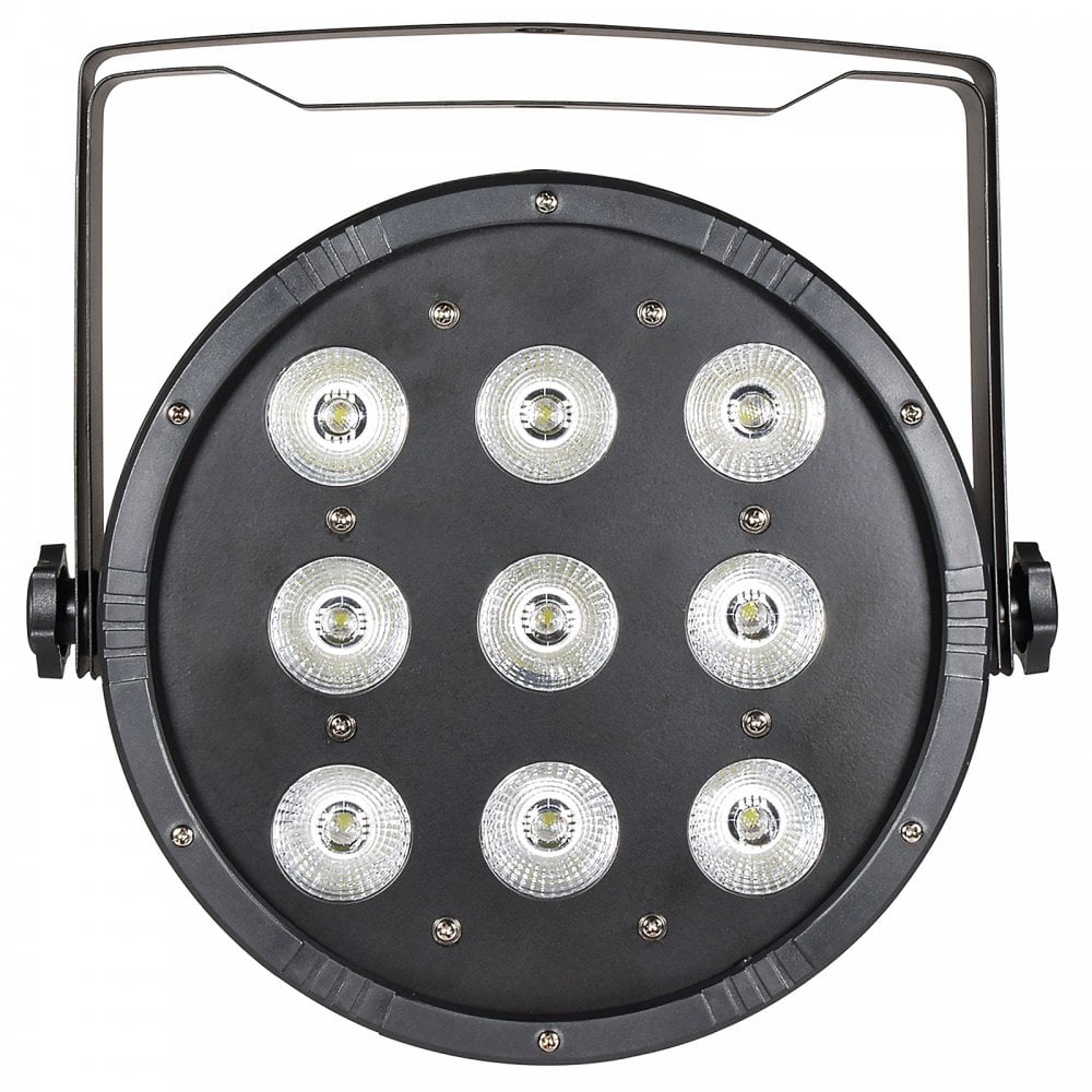 Par54 Quad Par Light Fixture Pack inc Remote, Leads & Case