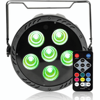 Power Par 6 x 30W Tri-Colour COB LEDs RGB