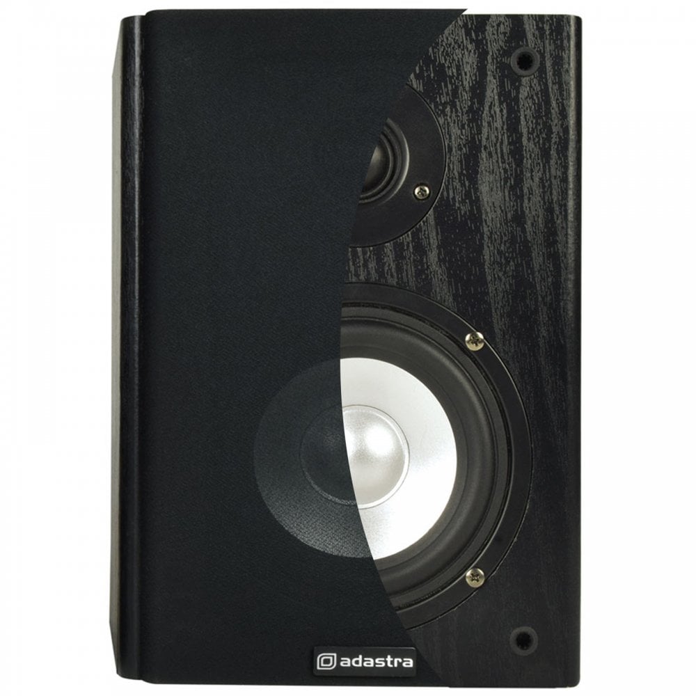 AB-5 Traditional Woodgrain Vinyl Bookshelf Speakers
