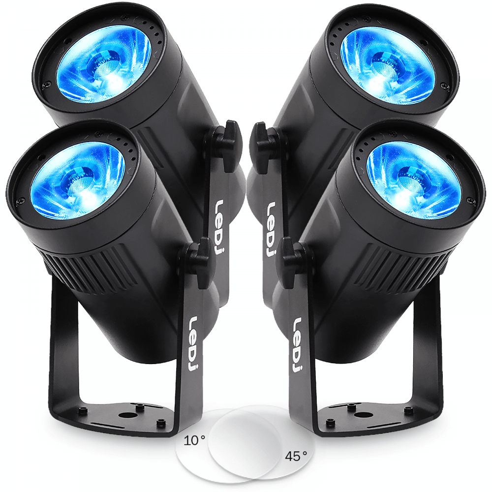 Event Spot Rapid RGBW Wireless Battery Pin Spot Light Pack