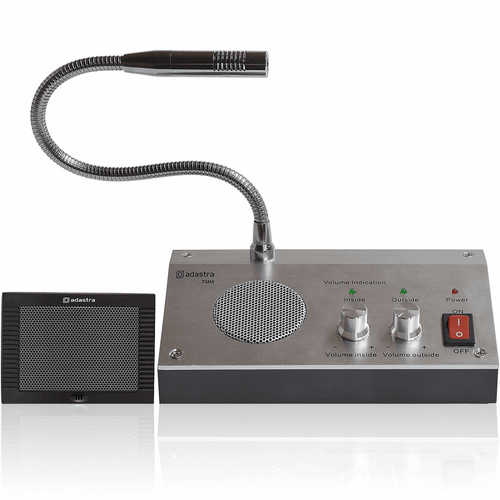 2 Way Talk Through Glass or Counter Top Intercom