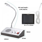 2 Way Talk Through Glass or Counter Top Intercom