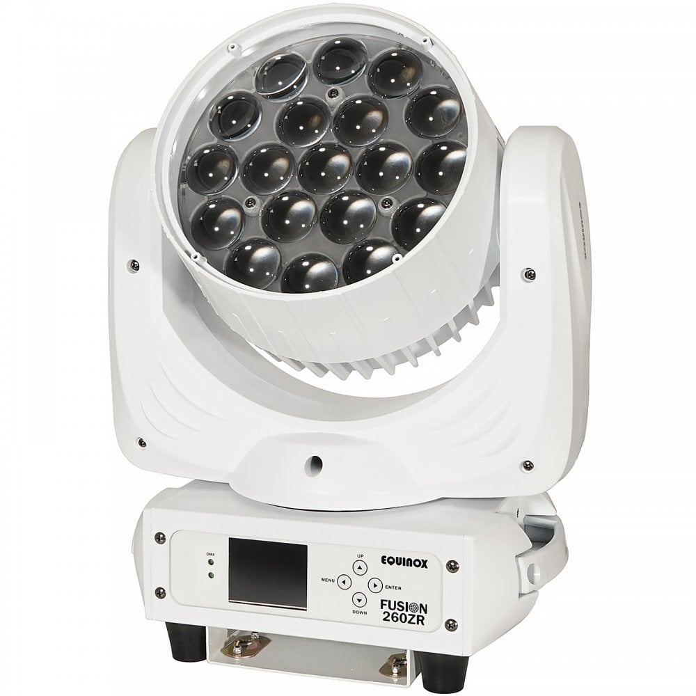 Quad Colour LED Moving Head Wash with Zoom White