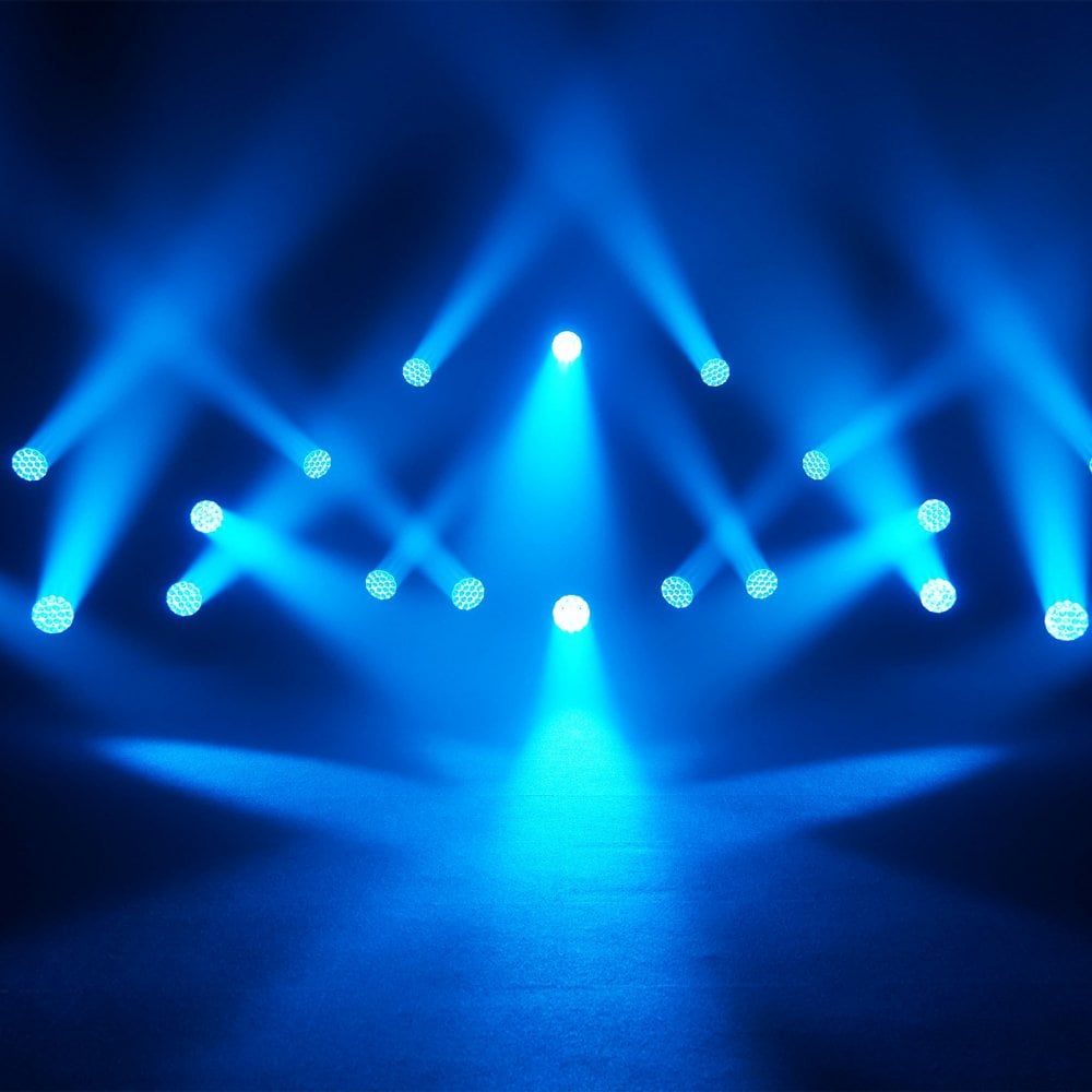 Quad Colour LED Moving Head Wash with Zoom White