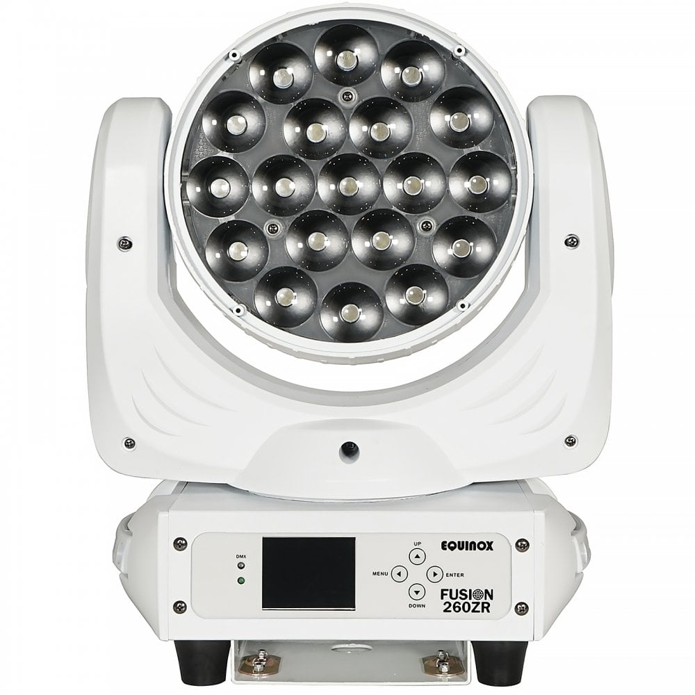 Quad Colour LED Moving Head Wash with Zoom White