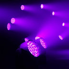 Quad Colour LED Moving Head Wash with Zoom White