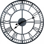Home Garden Black Classic Open Face Design Large