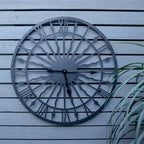 Home Garden Black Sun Open Face Design Large