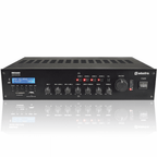 RM360D 4 Zone 360w 100V Line Mixer Amplifier and Media Player