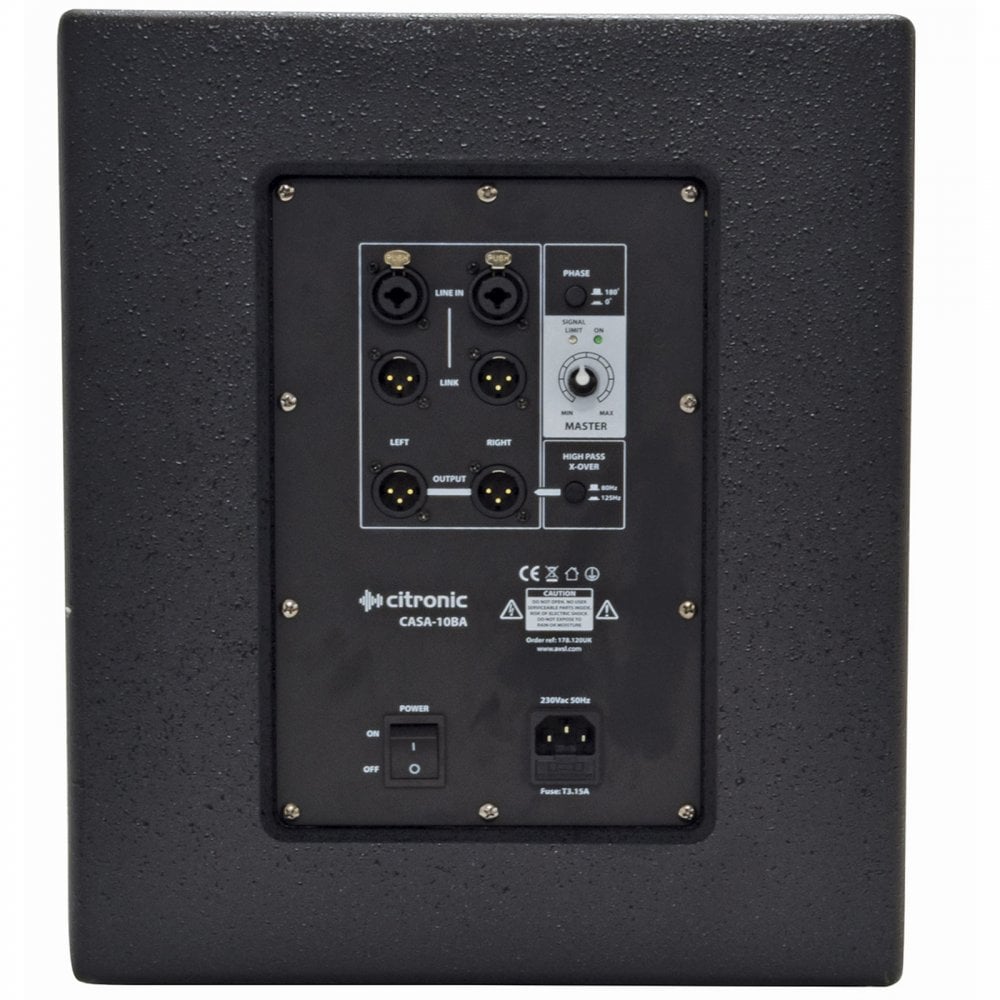 CASA 10" 300w Active Sub Cabinet Speaker