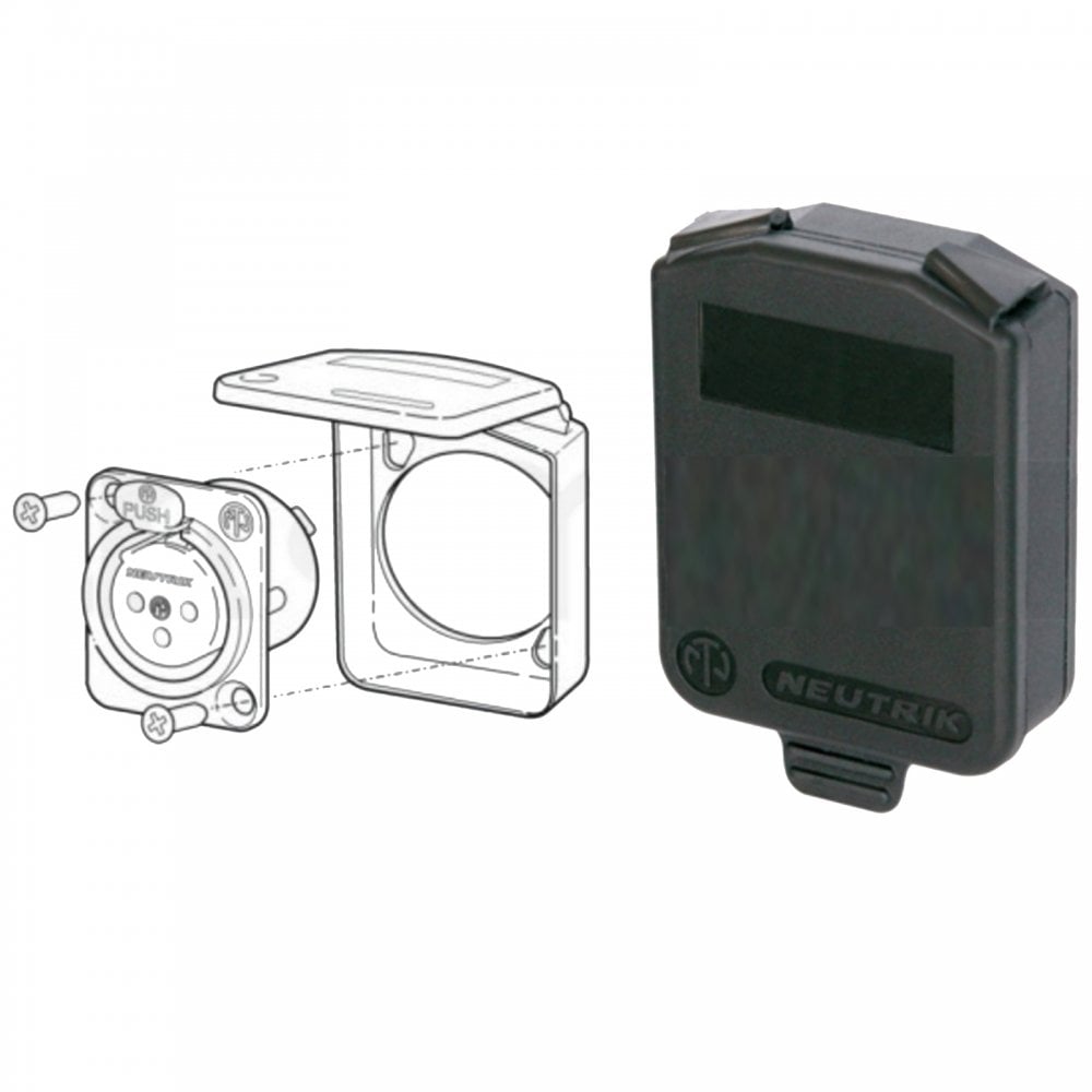 SCDX Hinged Cover for Standard "D" Fixing Chassis Connectors