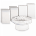 Commode Bucket Liners with Absorbent Pads Box of 50