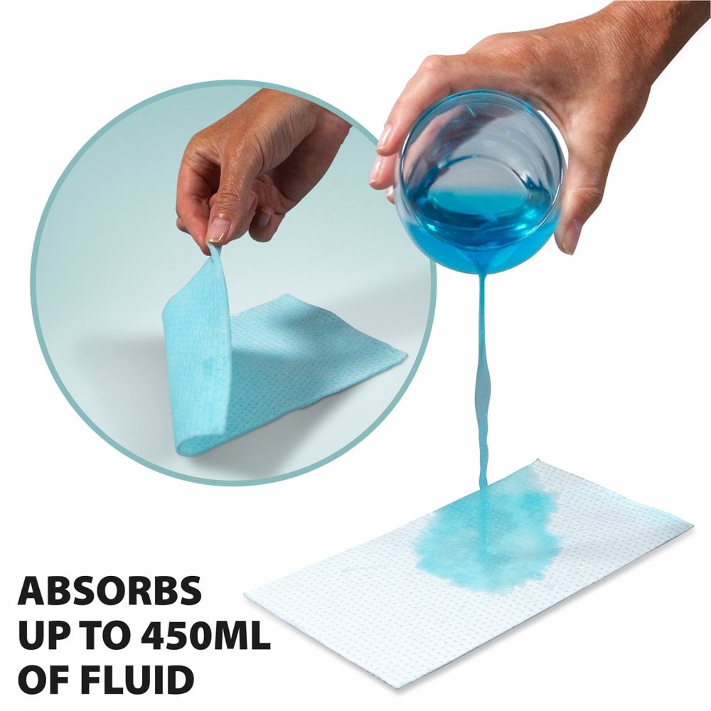 Commode Bucket Liners with Absorbent Pads Box of 50
