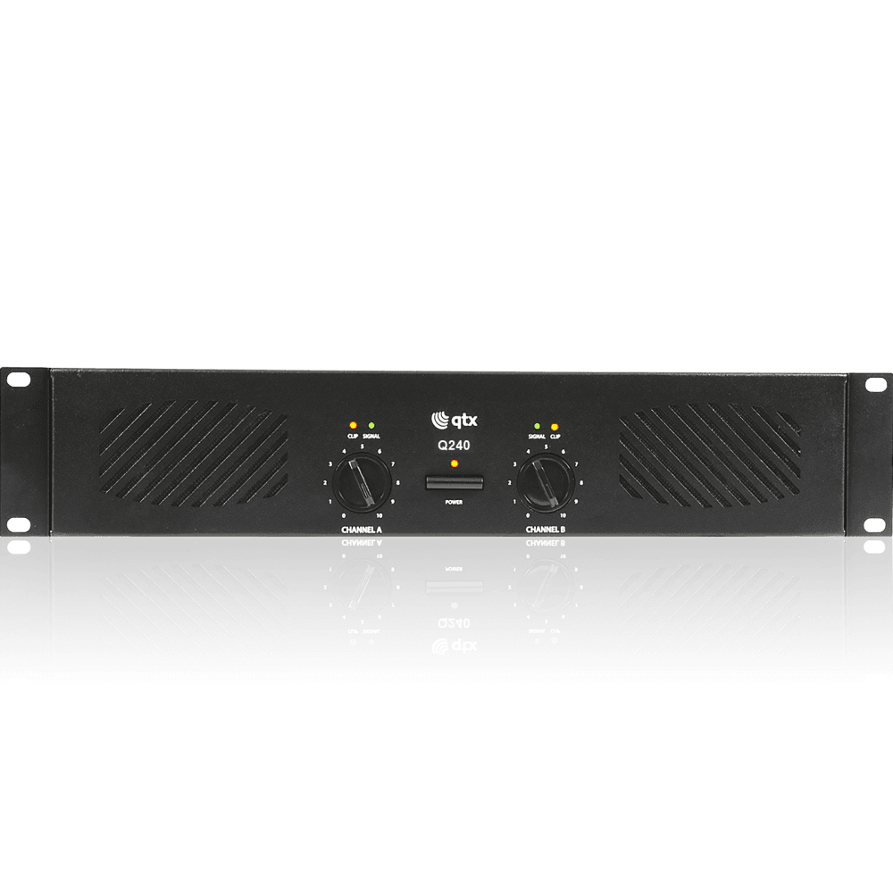 Professional 240W Stereo PA DJ Power Amplifier