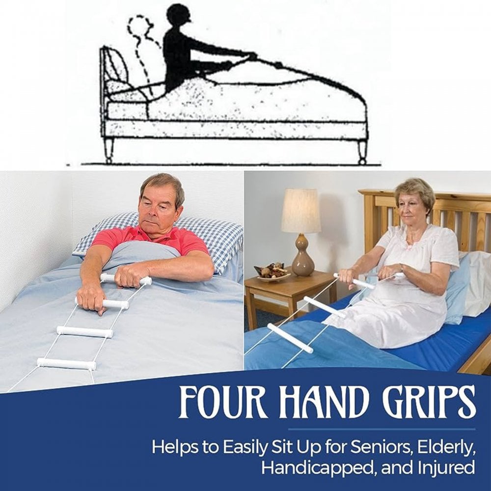 4 Handle Grip Bed Rope Ladder