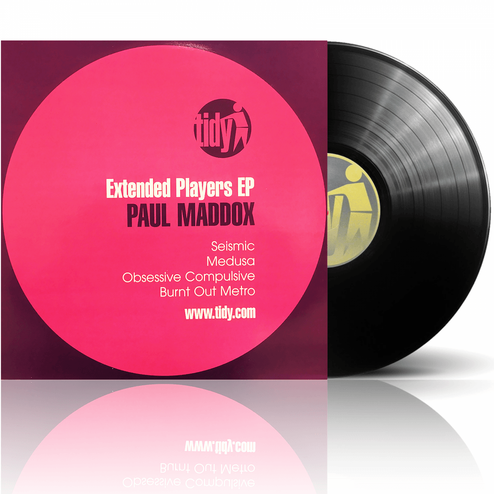 Tidy Paul Maddox - Extended Players EP Vinyl Record Seismic Medusa