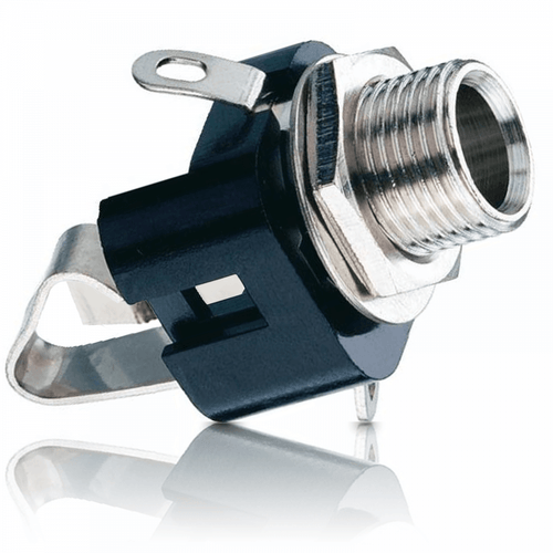 1/4inch 6.35mm Stereo Jack Socket Panel Mounting Connector Chassis