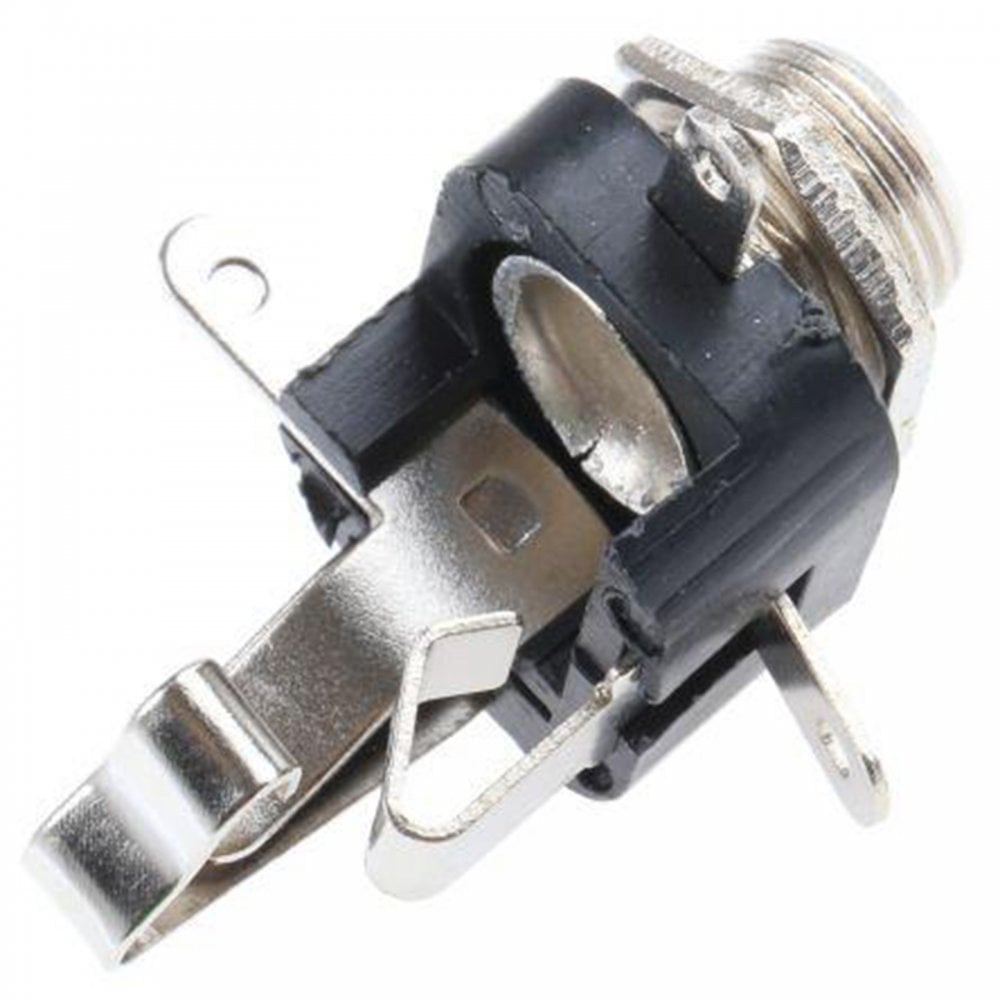 1/4inch 6.35mm Stereo Jack Socket Panel Mounting Connector Chassis