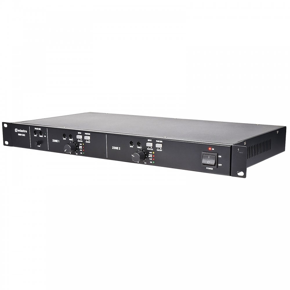 RMS1202 2 Zone 100V or 4-16 Ohm Amplifier