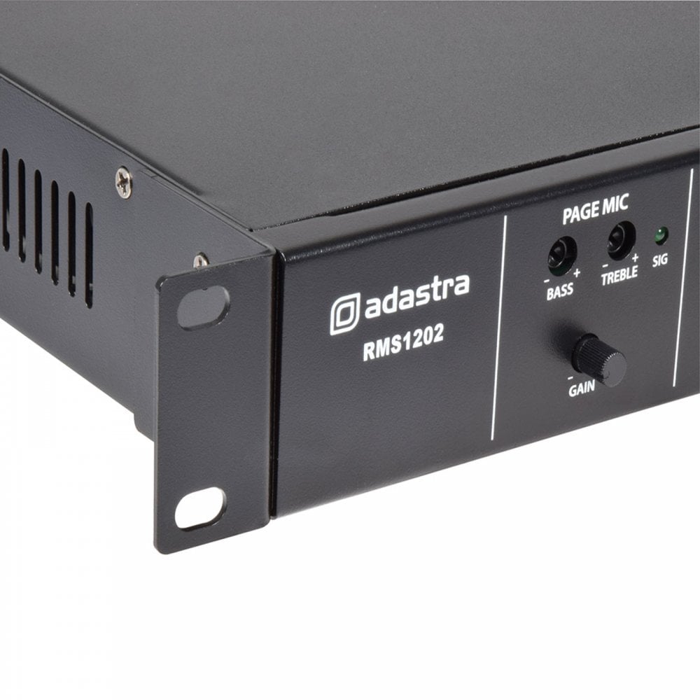 RMS1202 2 Zone 100V or 4-16 Ohm Amplifier