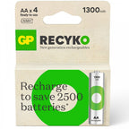 GP Recyko+ NiMH Rechargeable Batteries AA