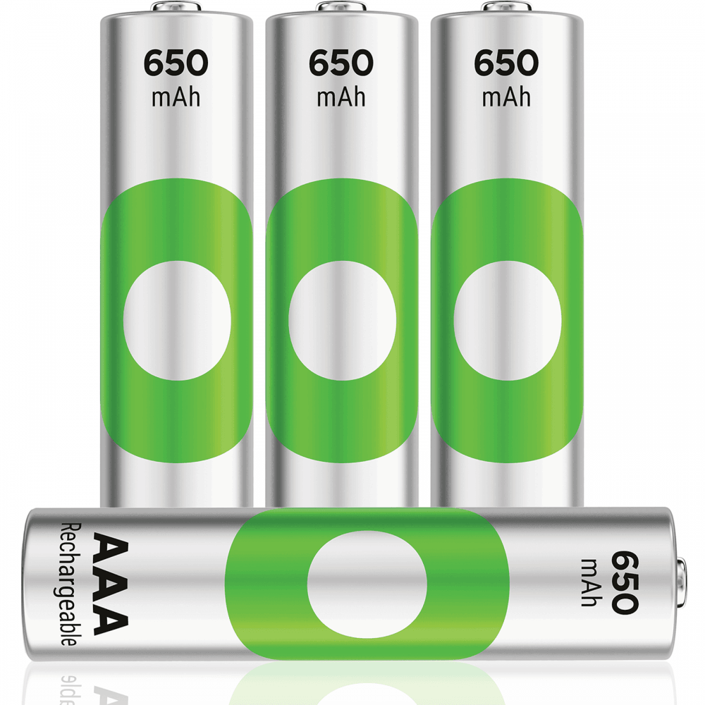 GP Recyko+ NiMH Rechargeable Batteries AAA