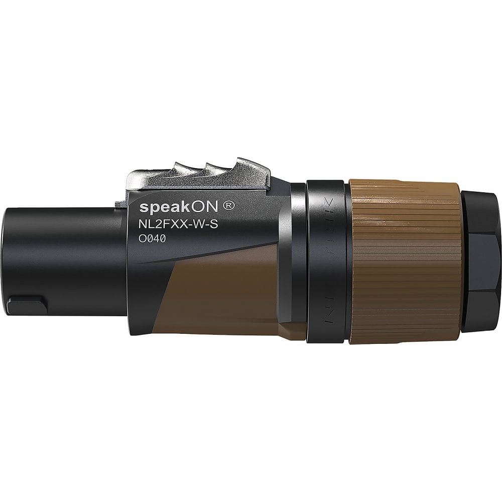 Neutrik NL2FXX-W-S Speakon Cable Connector