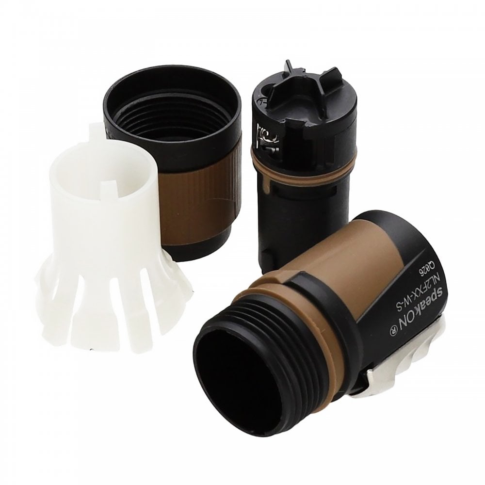 Neutrik NL2FXX-W-S Speakon Cable Connector