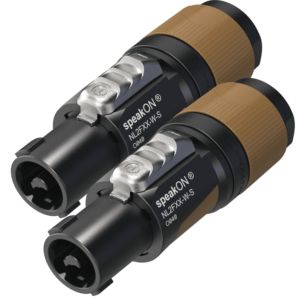 Neutrik NL2FXX-W-S Speakon Cable Connector