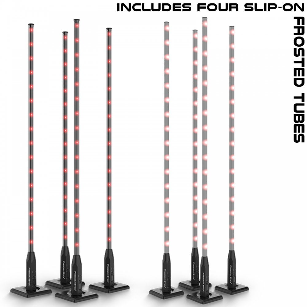 Freedom Stick x4 Pack LED Light Fixture inc RC & Bag
