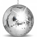 Silver Mirror Ball Decor Lighting 300mm 12"