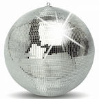 Silver Mirror Ball Decor Lighting 400mm 16"