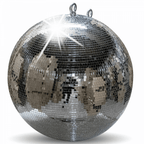 Silver Mirror Ball Decor Lighting 600mm 24"