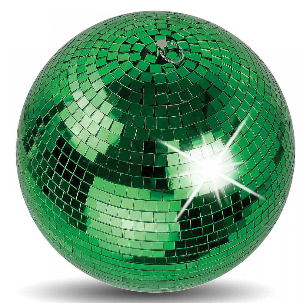 Green Mirror Ball Decor Lighting 300mm 12"
