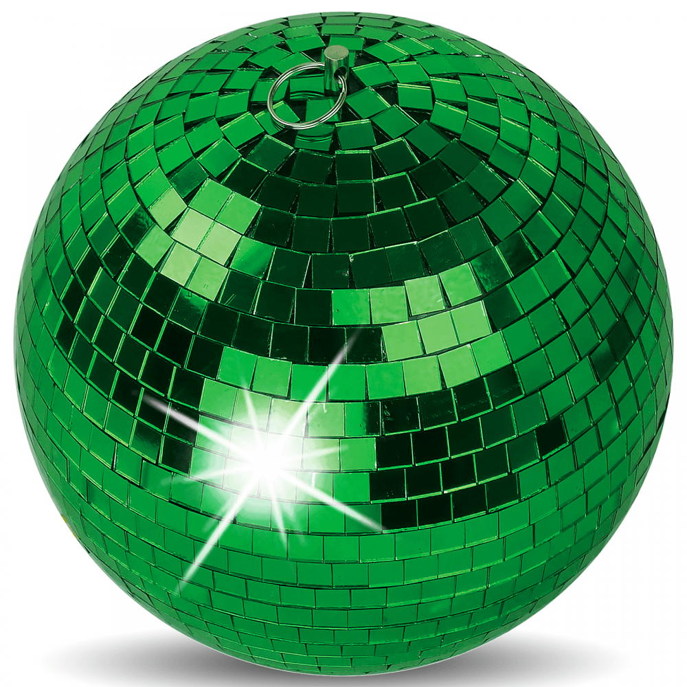 Green Mirror Ball Decor Lighting 200mm 8"
