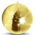 Gold Mirror Ball Decor Lighting 400mm 16"