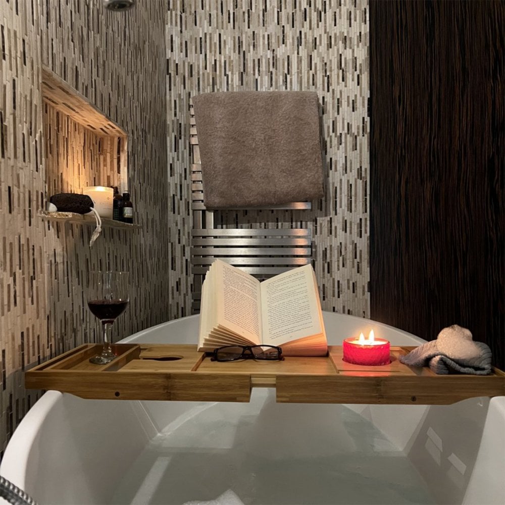 Luxury Extendable Bath Bed Tray 75-103cm
