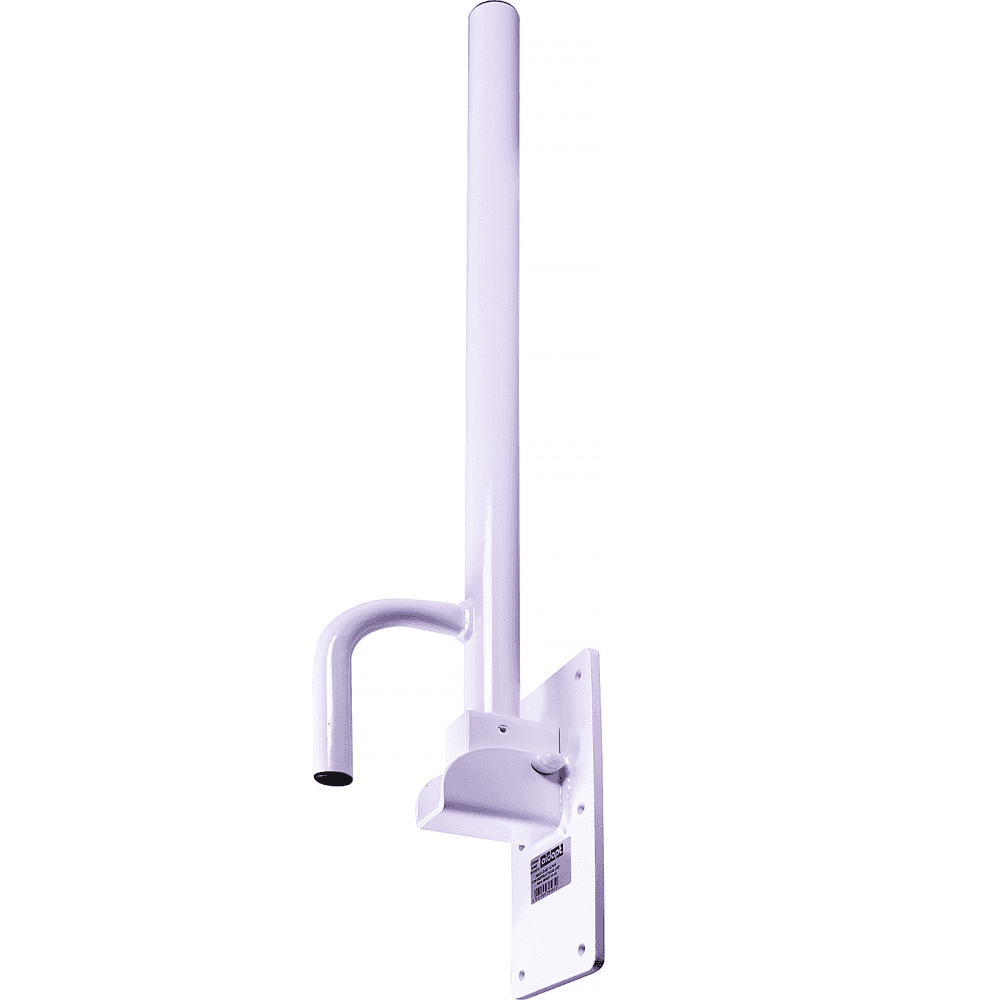 White Solo Single Hinged Arm Support