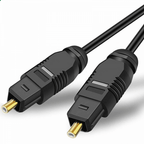 Fibre Optic Leads 1M 2.5M 5M and 10M TOSlink Connectors