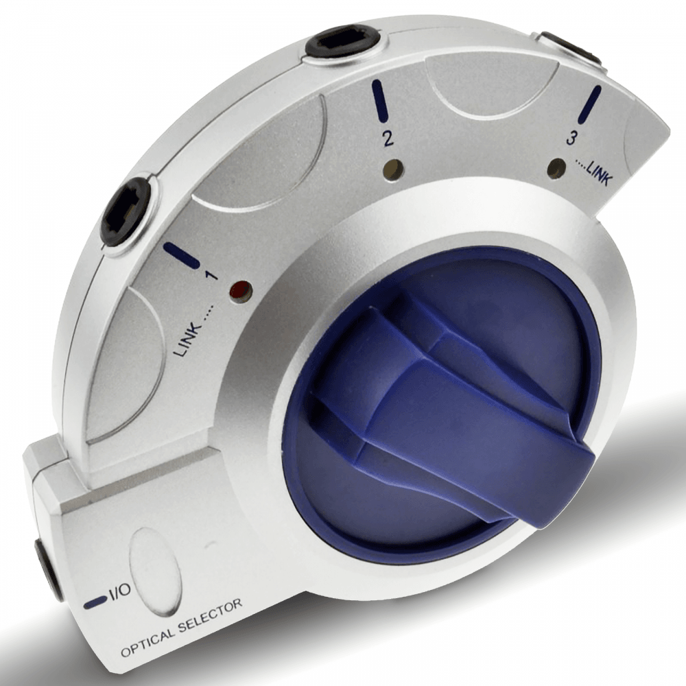 3-Way TOSlink Optical Selector Switch