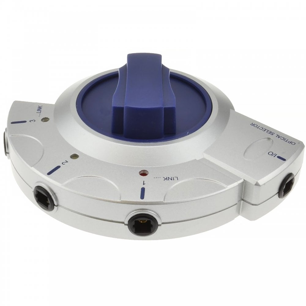 3-Way TOSlink Optical Selector Switch
