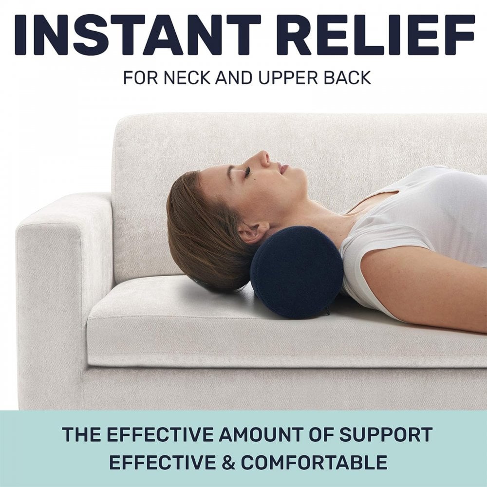 Dark Grey 5" Lumbar Roll Cushion