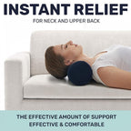 Dark Grey 5" Lumbar Roll Cushion