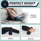 Dark Grey 5" Lumbar Roll Cushion