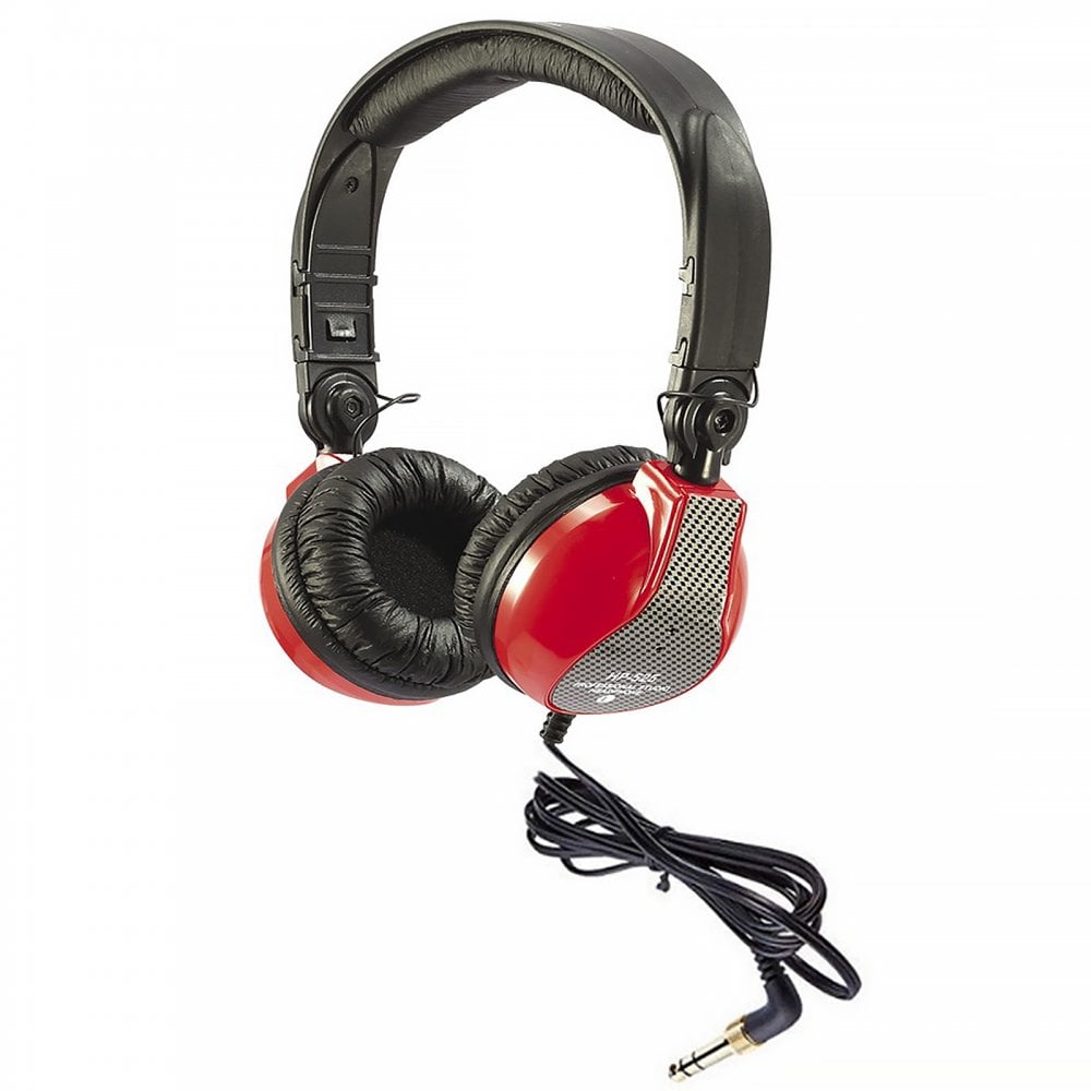 Red Professional Studio Monitor Headphones including Bag